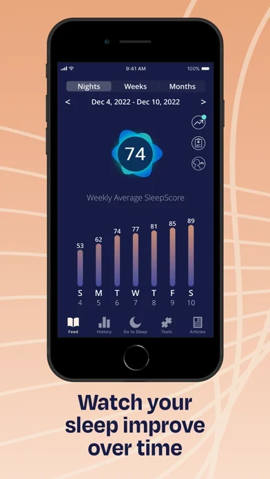 SleepScore App Store screenshot 4
