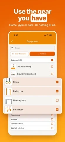 Calistree App Store screenshot 4; select to inspect full size
