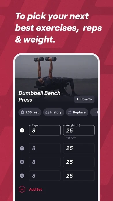 Fitbod App Store screenshot 4; select to inspect full size