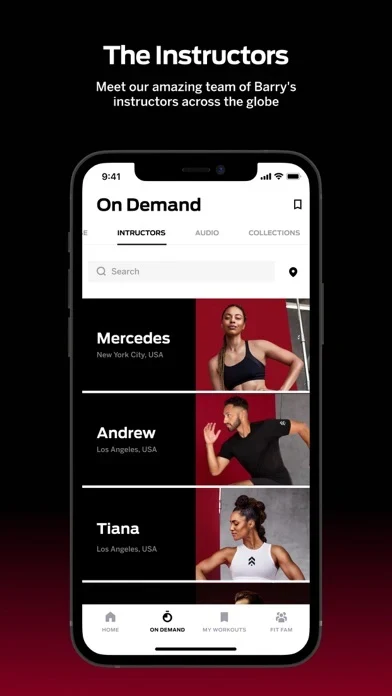 Barry's X App Store screenshot 4; select to inspect full size