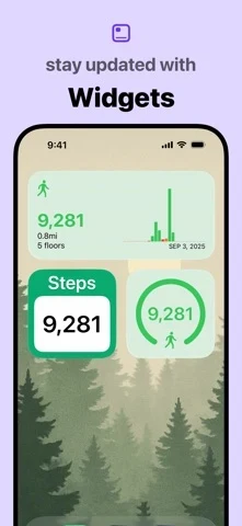 Pedometer++ App Store screenshot 4; select to inspect full size