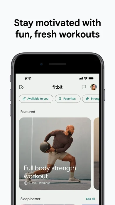Google Health (Fitbit) App Store screenshot 3