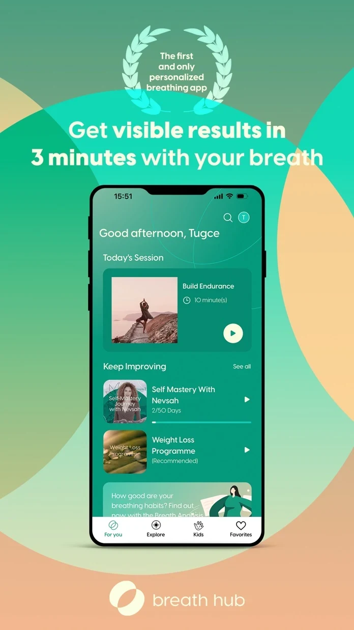 Breath Hub App Store screenshot 1