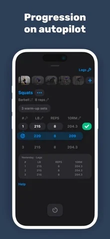 Alpha Progression App Store screenshot 3; select to inspect full size