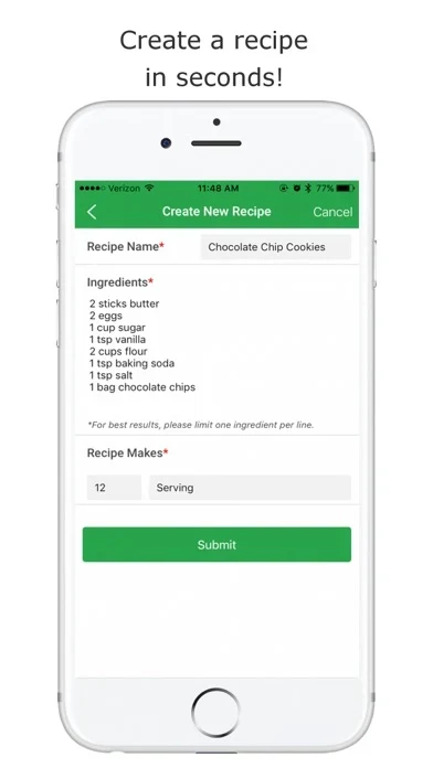 Nutritionix Track App Store screenshot 4