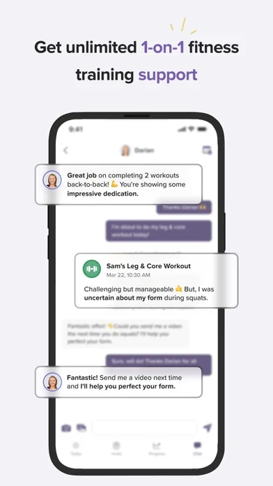 trainwell App Store screenshot 4; select to inspect full size