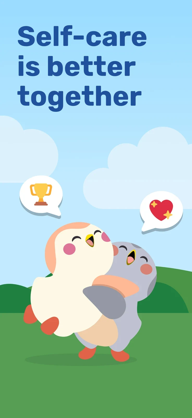 Finch: two birds and a social self-care message