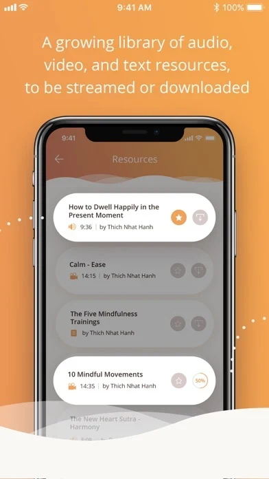Plum Village App Store screenshot 4