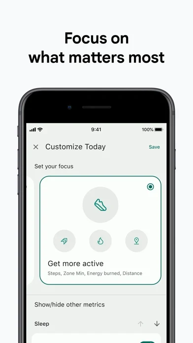 Google Health (Fitbit) App Store screenshot 2