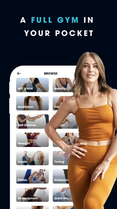 FitOn App Store screenshot 2; select to inspect full size