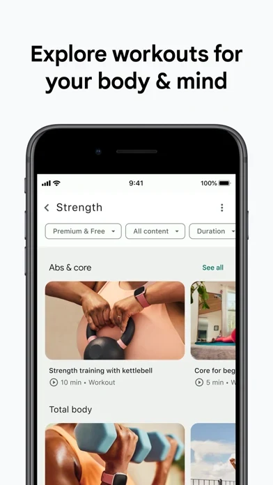 Google Health (Fitbit) App Store screenshot 4