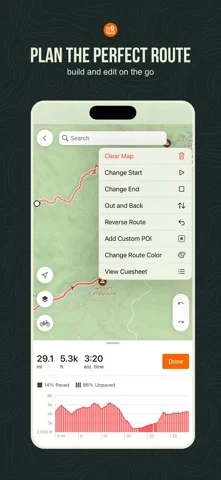 Ride with GPS App Store screenshot 3; select to inspect full size