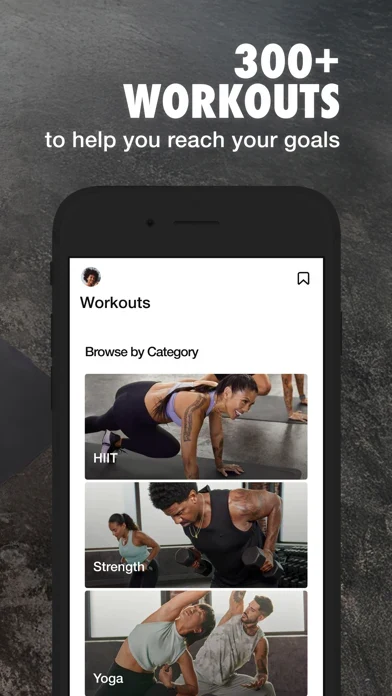 Nike Training Club App Store screenshot 3; select to inspect full size