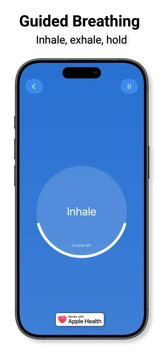 iBreathe App Store screenshot 1