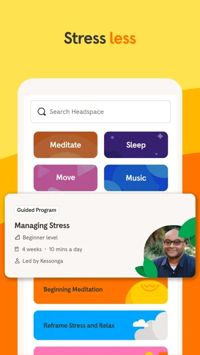 Headspace App Store screenshot 2