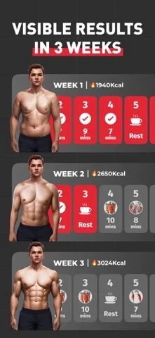 HIIT Workouts & Timer App Store screenshot 2; select to inspect full size