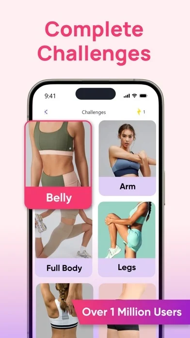 5 Minute Pilates App Store screenshot 2; select to inspect full size