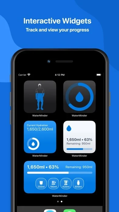 WaterMinder App Store screenshot 4