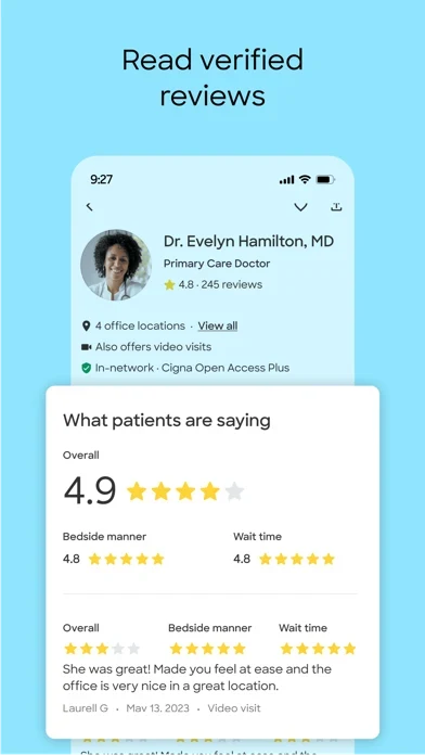 Zocdoc App Store screenshot 3
