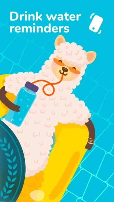 Waterllama App Store screenshot 2