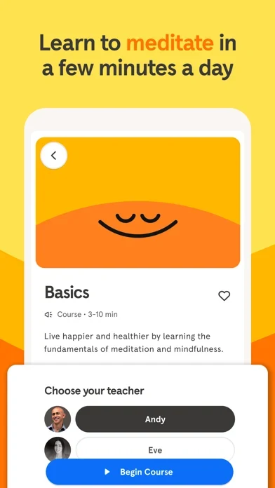 Headspace App Store screenshot 4