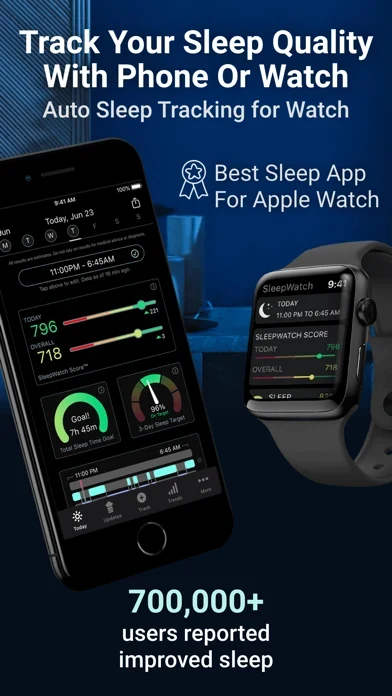 SleepWatch App Store screenshot 2