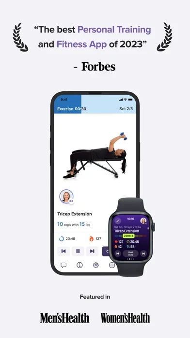 trainwell App Store screenshot 2; select to inspect full size