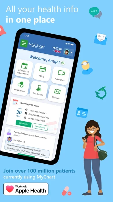 MyChart App Store screenshot 1