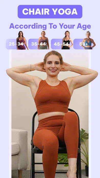 Daily Yoga App Store screenshot 4; select to inspect full size