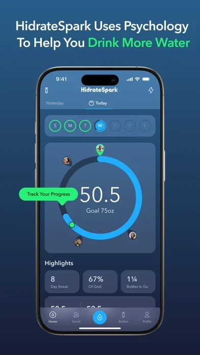 HidrateSpark App Store screenshot 1