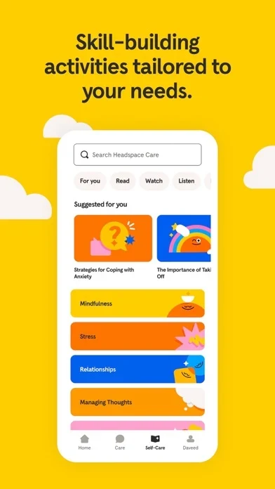 Headspace Care App Store screenshot 3