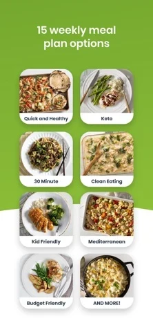 eMeals App Store screenshot 2
