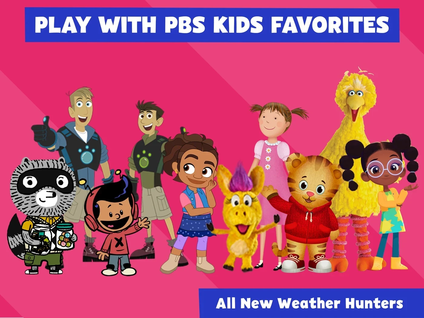 PBS KIDS Games, panel 2: Familiar characters fill the second panel.
