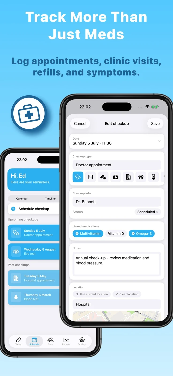 Tablets App medication app screenshot 3; full-size source artwork