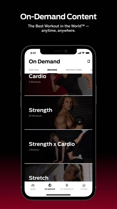 Barry's X App Store screenshot 3; select to inspect full size