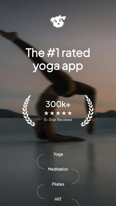 Yoga | Down Dog App Store screenshot 1; select to inspect full size