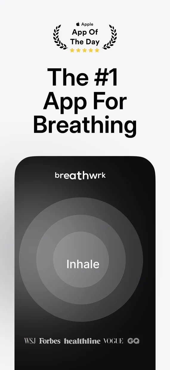 Breathwrk App Store screenshot 1