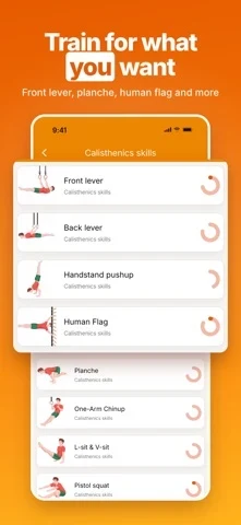 Calistree App Store screenshot 3; select to inspect full size