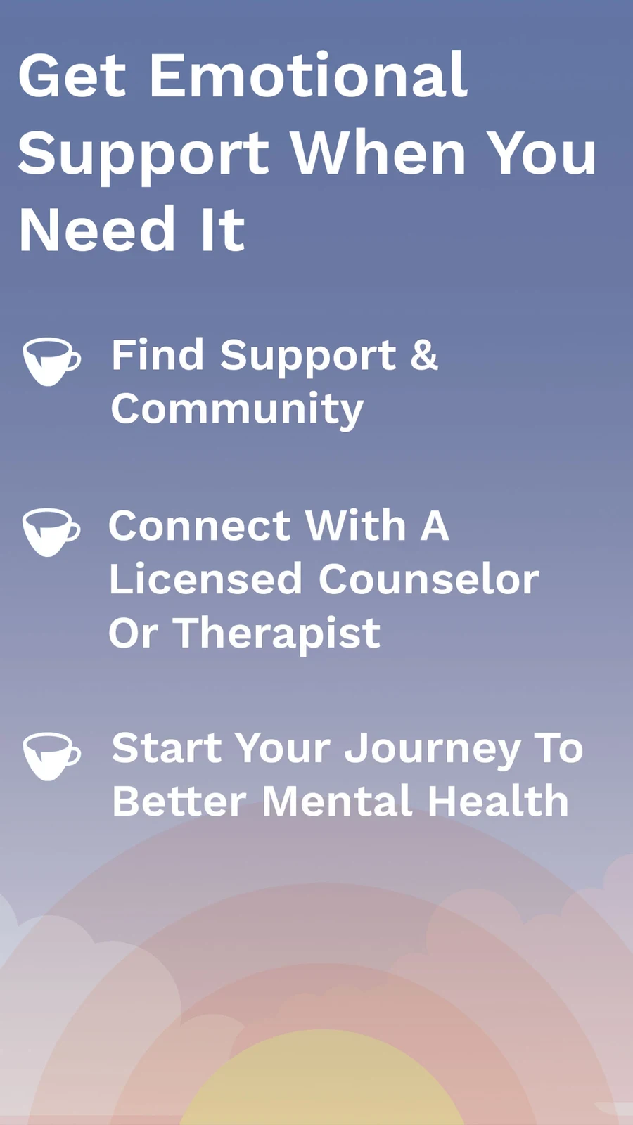 7 Cups: text-led community and counseling promises