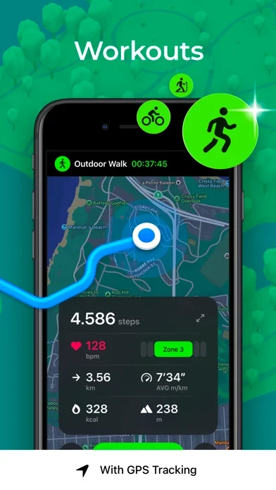 StepsApp App Store screenshot 2; select to inspect full size