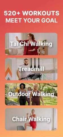 WalkFit App Store screenshot 3; select to inspect full size