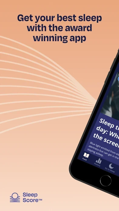 SleepScore App Store screenshot 1